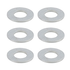 Kit 6 Arruelas Lisas de Aço 5/16 Pol. 8 mm