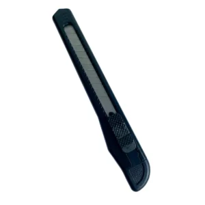 Estilete Estreito 12,5cm Lâmina de Aço Carbono 9mm